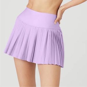Alo Yoga Grand Slam Tennis Skirt Violet Skies Size Small